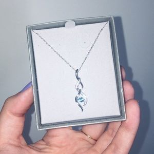 Zales sterling silver Infiniti necklace